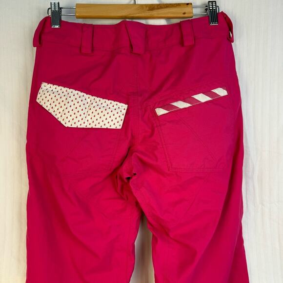 Volcom Carbon Waterproof Snow Pants Women’s Size X-Small Bright Pink Nylon Ski - Picture 7 of 10